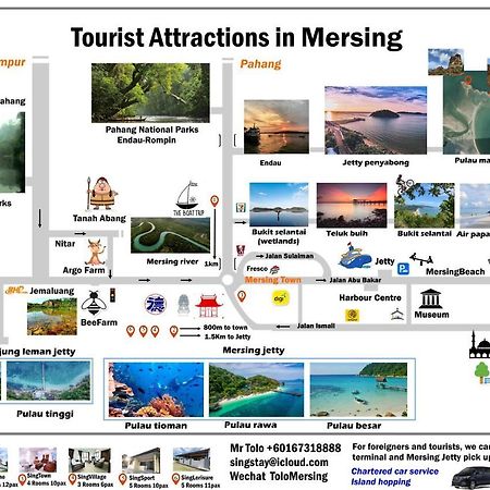 Singleisure Holiday House Mersing Exteriér fotografie