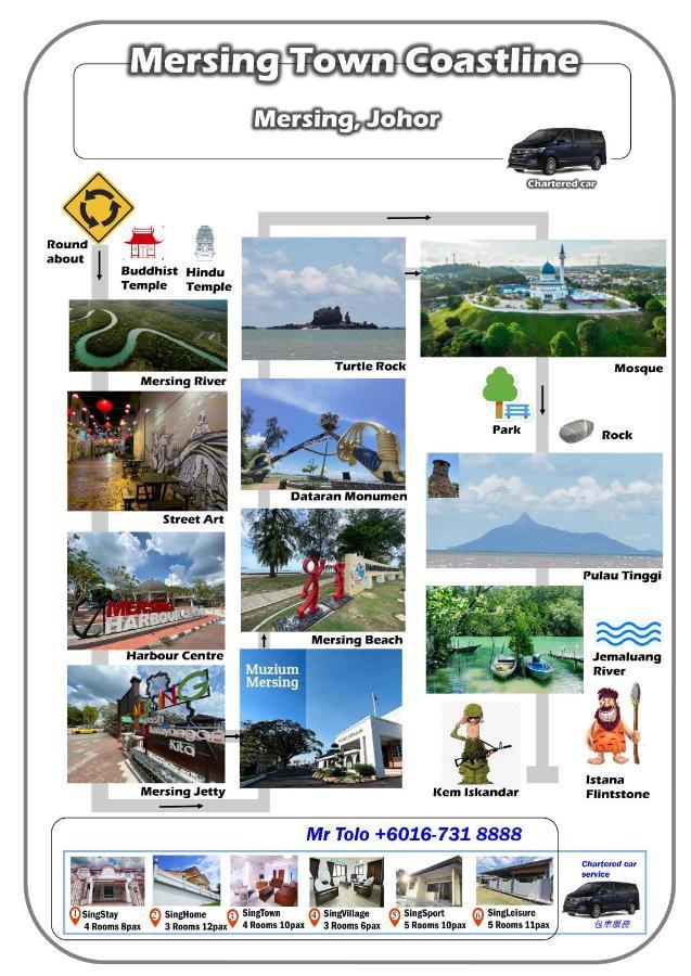 Singleisure Holiday House Mersing Exteriér fotografie
