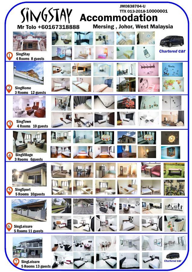 Singleisure Holiday House Mersing Exteriér fotografie