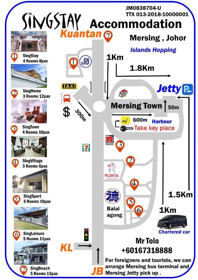 Singleisure Holiday House Mersing Exteriér fotografie